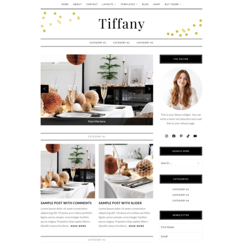 Tiffany Theme (Premium)