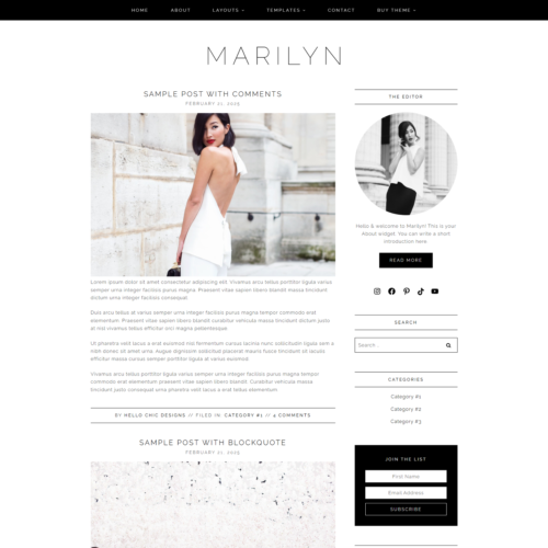 Marilyn Theme (Simple)